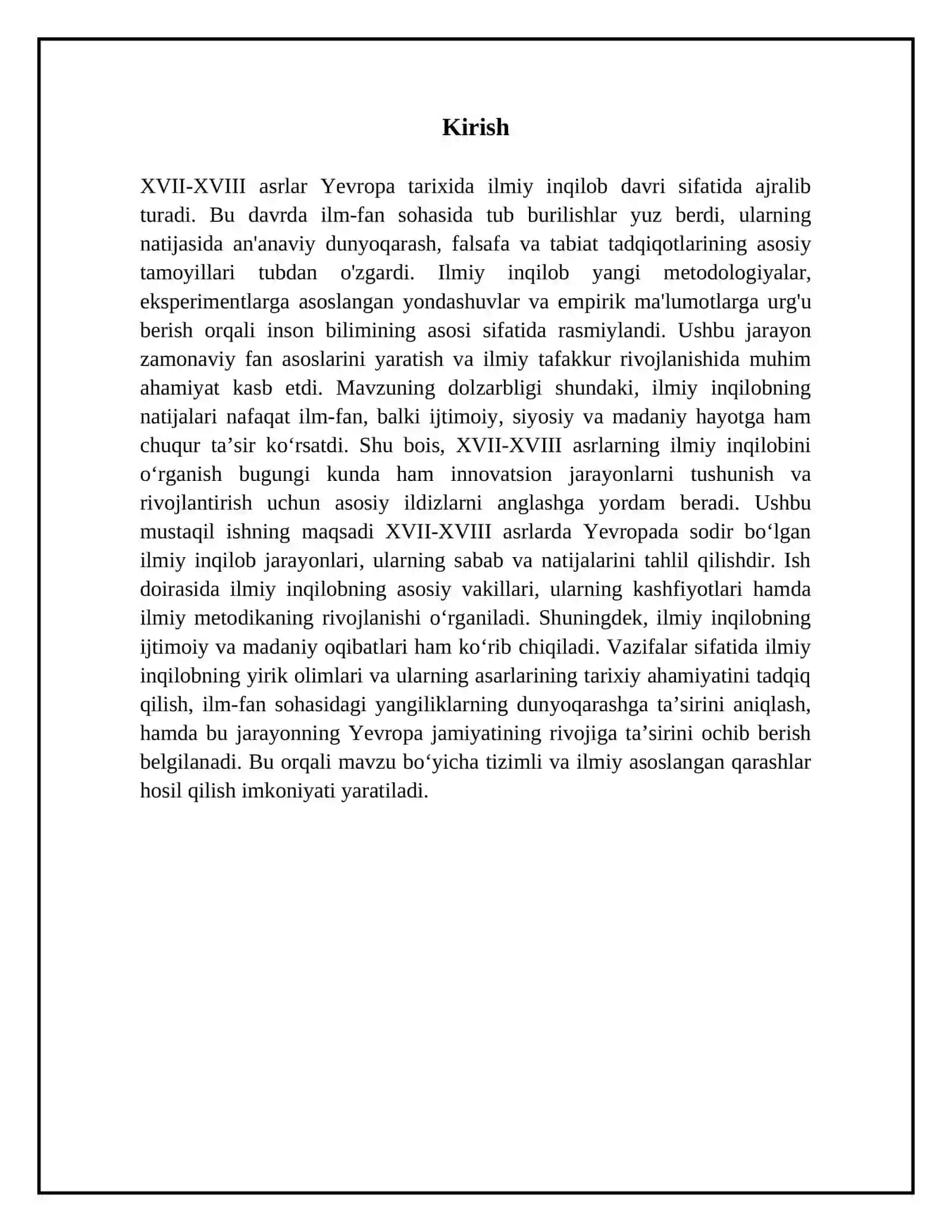 XVII-XVIII- asrlarda Yevropada ilmiy inqilob 3