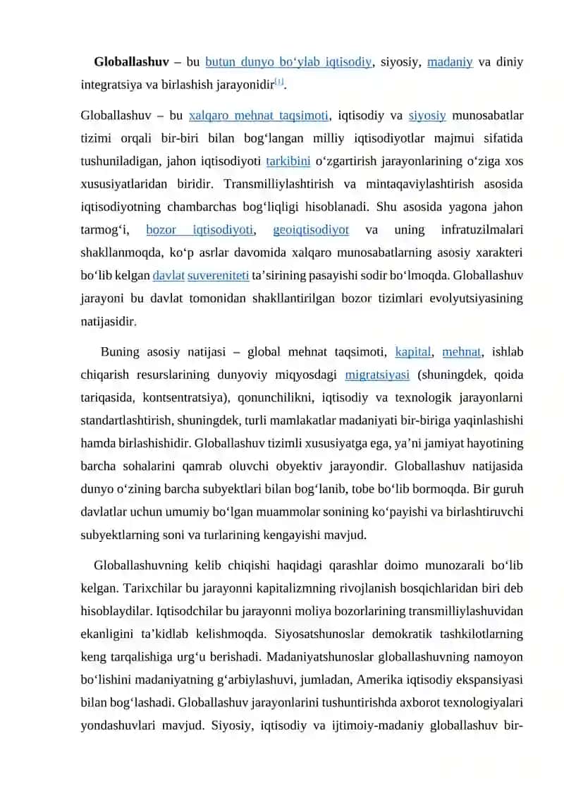 Globallashuv va milliy iqtisodiyot 3