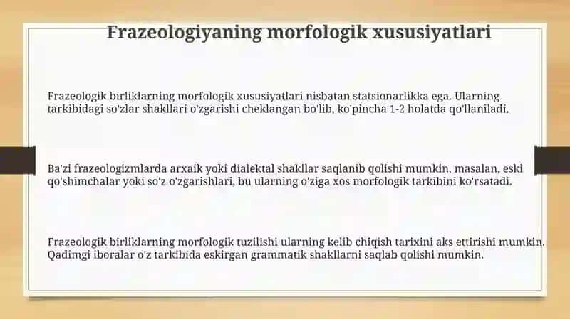 So'z birikmasining boshqa til birliklariga munosabati 3