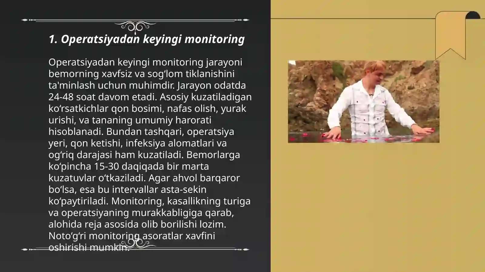 Operatsiyadan keyingi monitoring 3