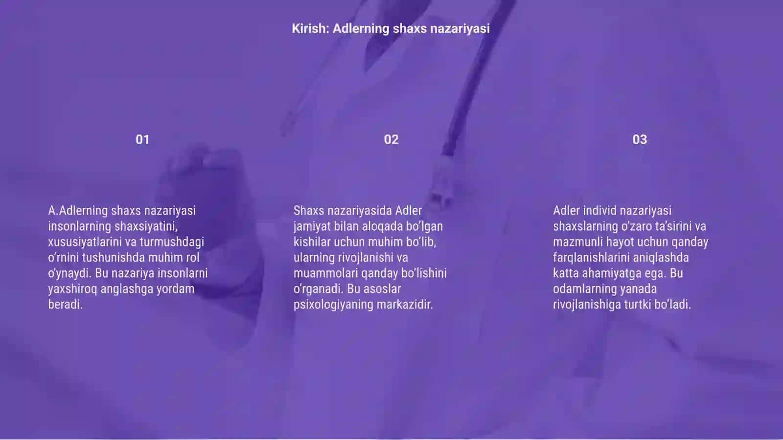 A.Adlerning individual shaxs nazaryasi 3