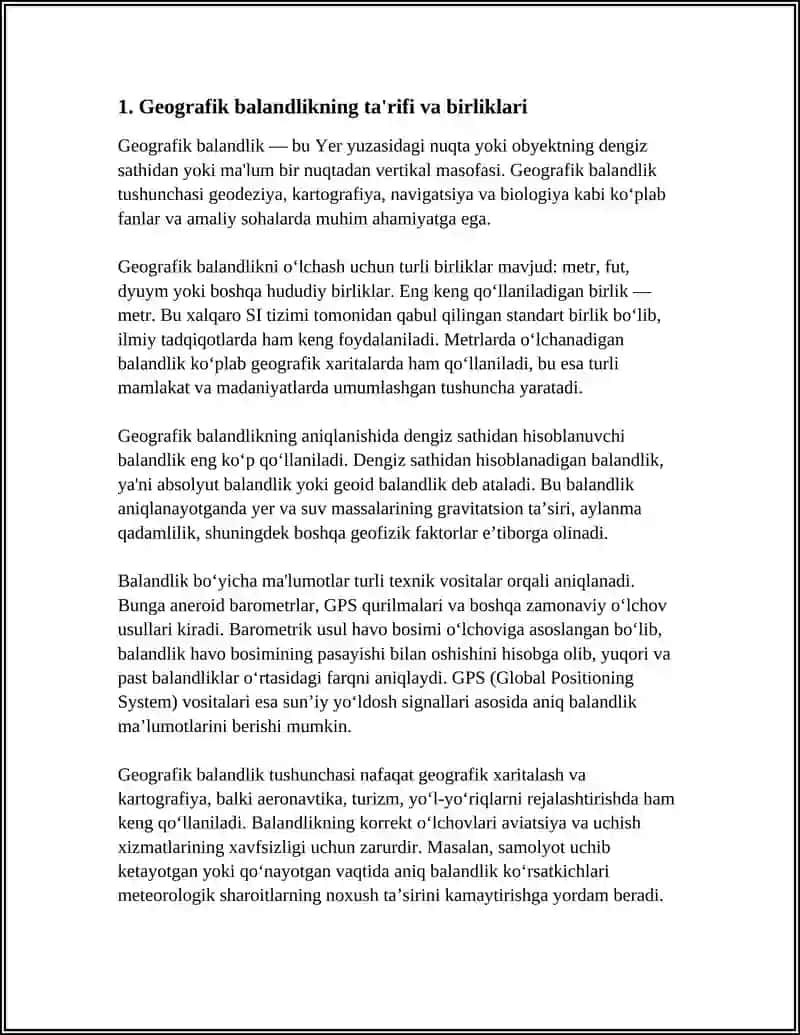 GEOGRAFIK BALANDLIK 3