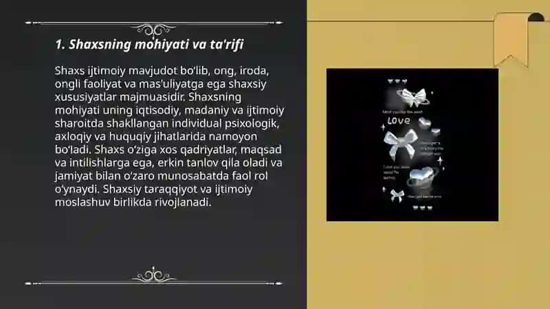 Shaxs va uning mohiyati 3