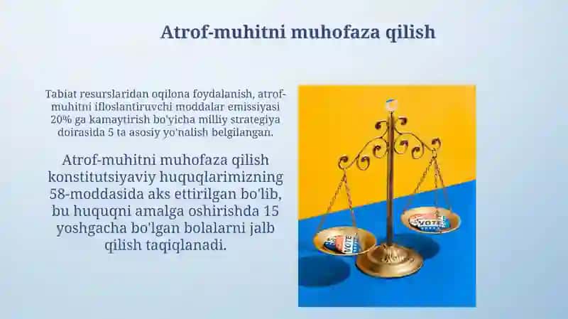 Huquq va Erkinliklarning Kafolati 3