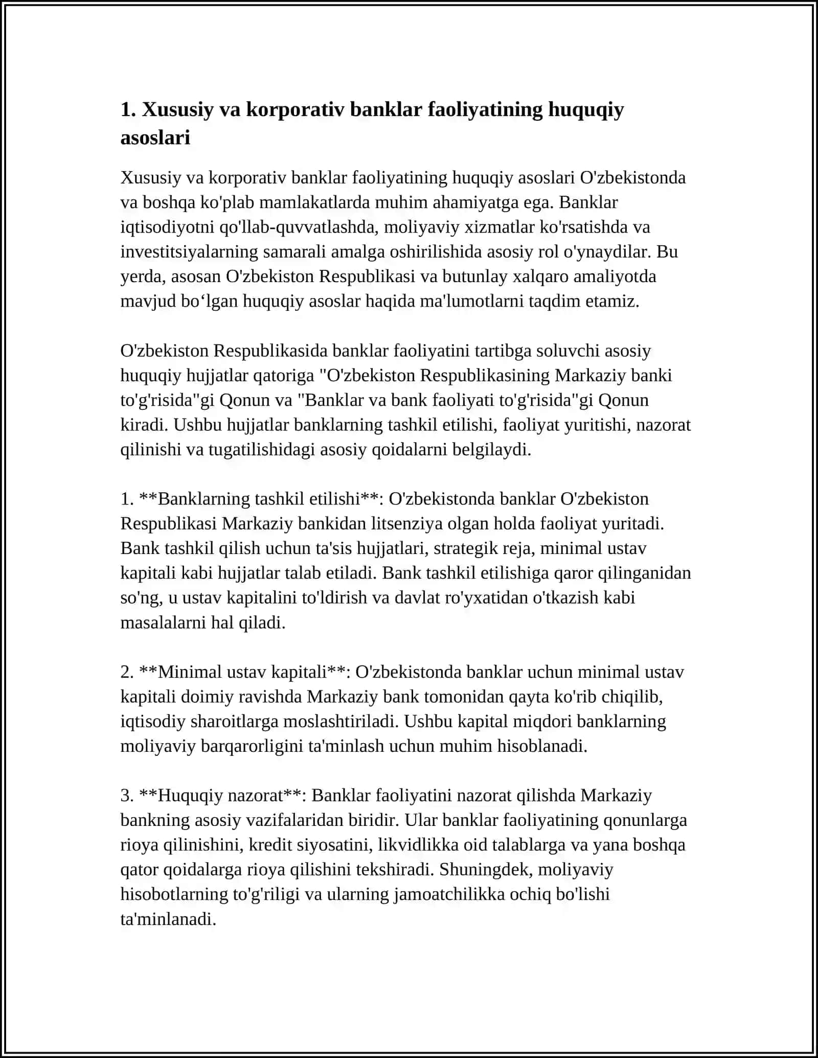 XUSUSIY VA KORPORATIV BANKLAR 3