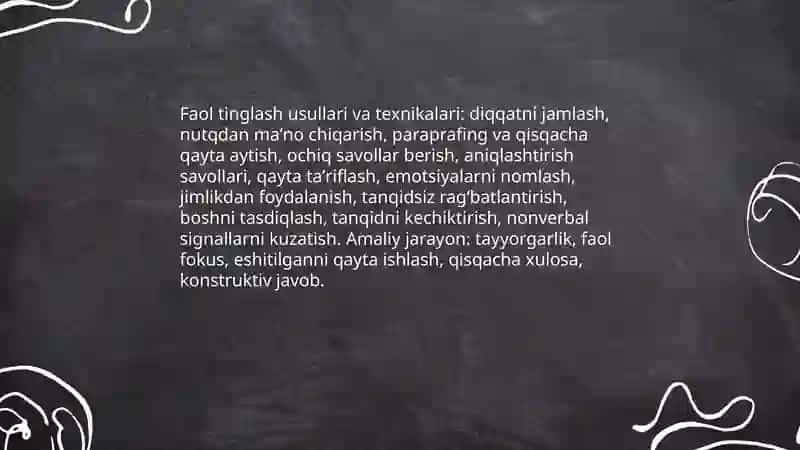 Muloqotda tinglash va sukut madaniyati 3