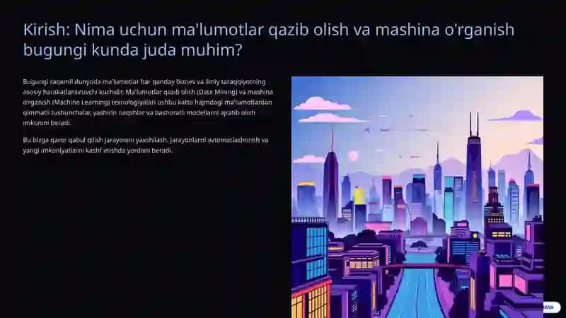 Ma'lumotlar Qazib Olish va Mashina O'rganish: Amaliy Yondashuv 3