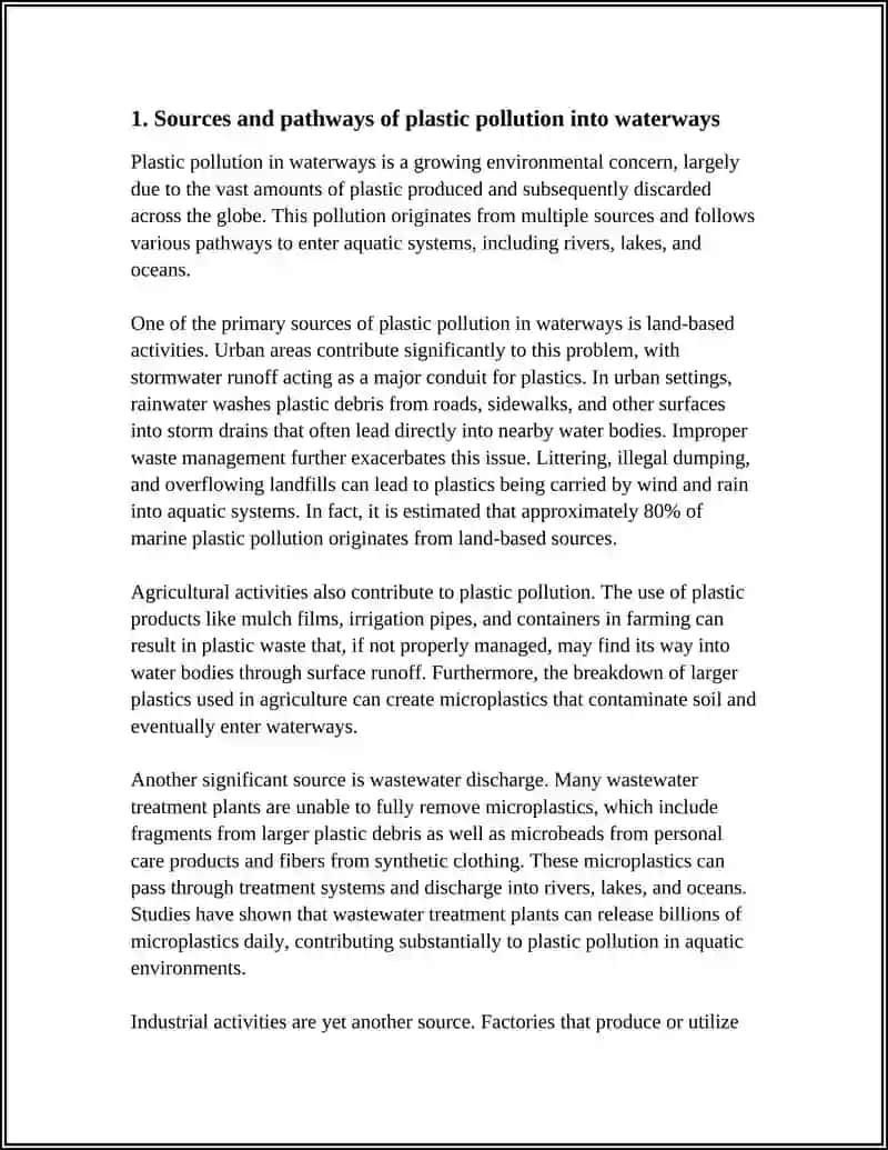 PLASTIK POLLUTION IN WATER 3
