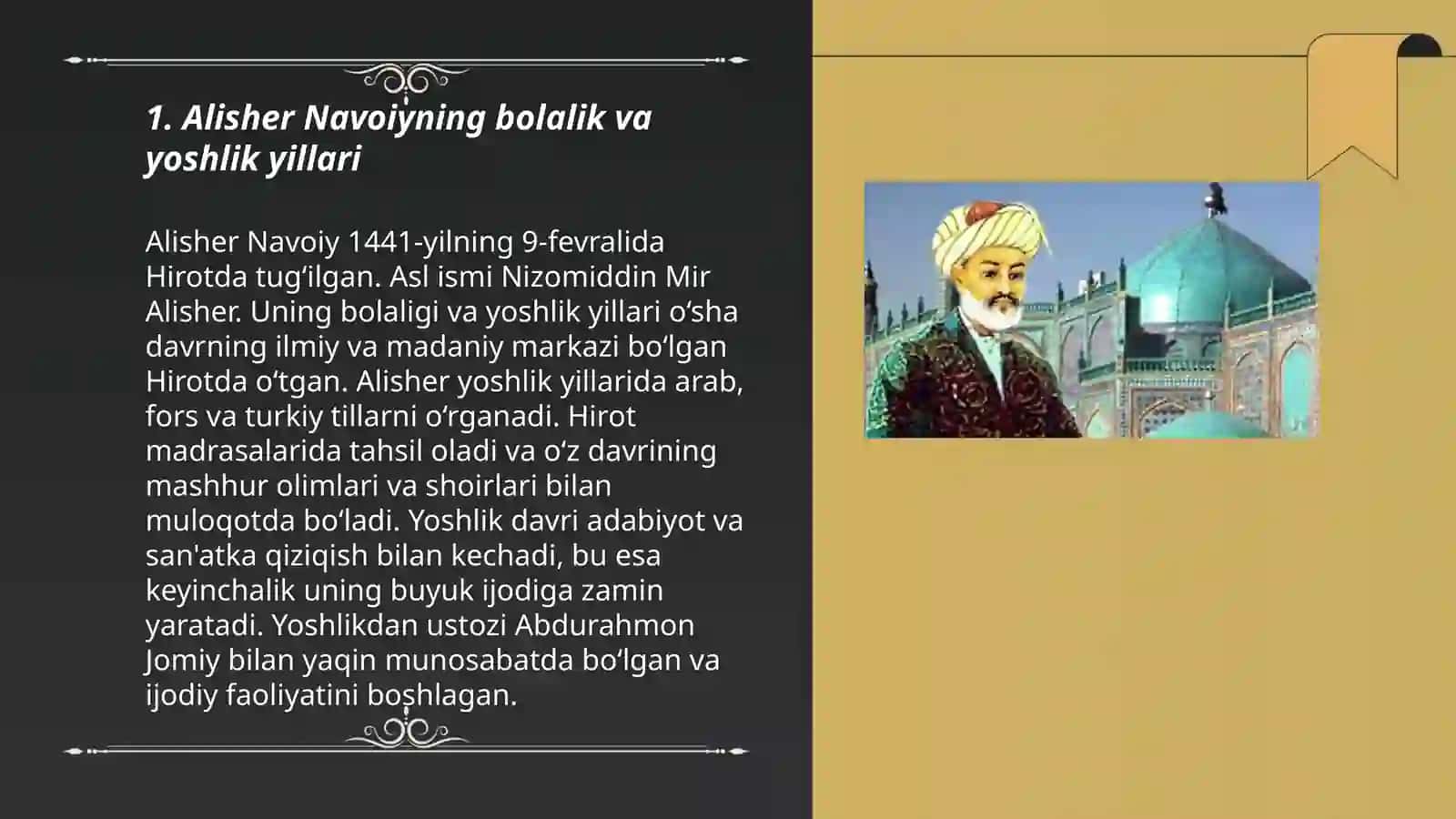 Alisher Navoiy hayoti va ijodi 3
