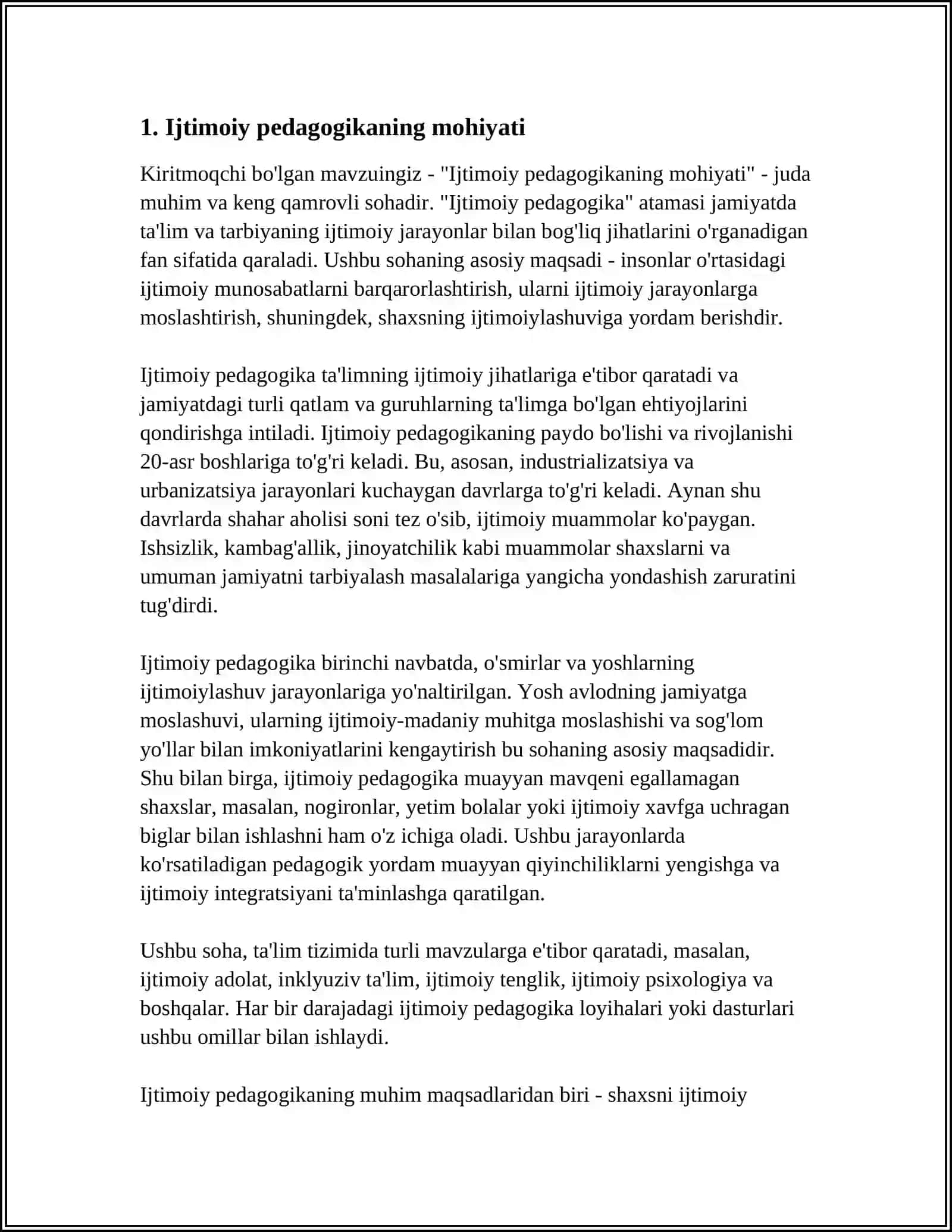 IJTIMOIY PEDAGOGIKANING KASBIY FAOLIYATI 3