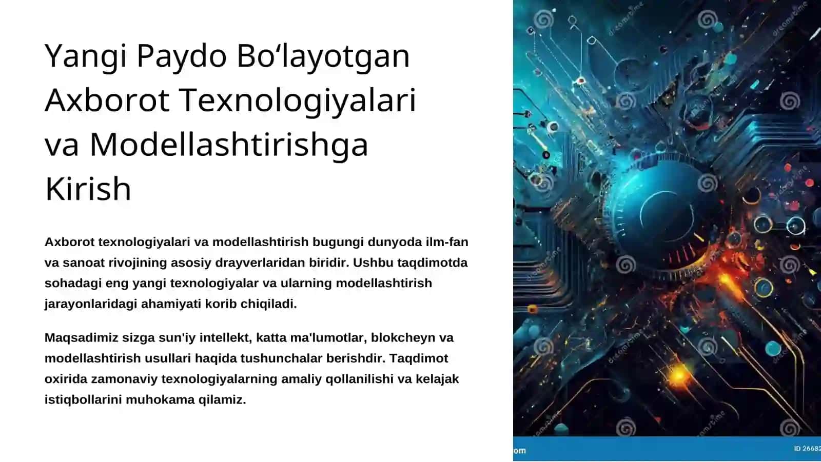 Axborot Texnologiyalari va Modellashtirish 3