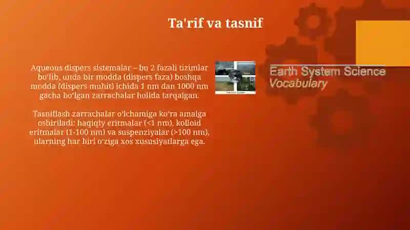 Arganizimning suv-dispers sistemasi 3