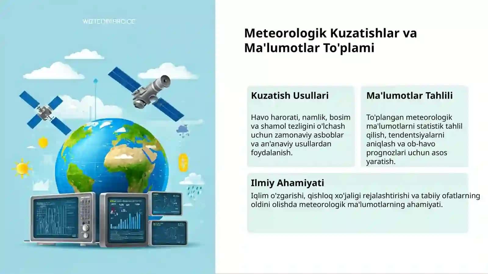 Xalqaro Meteorologiya Tashkiloti: Ob-havo Hamkorligi 3