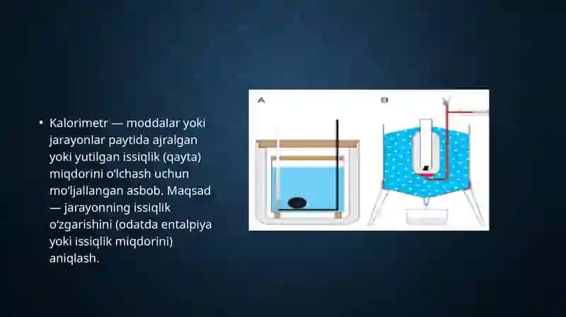 Kalorimetr. Turlari . ishlatilishi 3