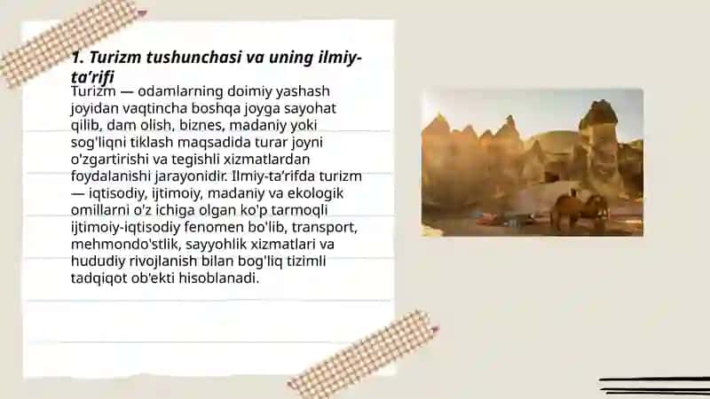 Sayohatchi va turist haqidagi tushunchalarning mohiyati 3