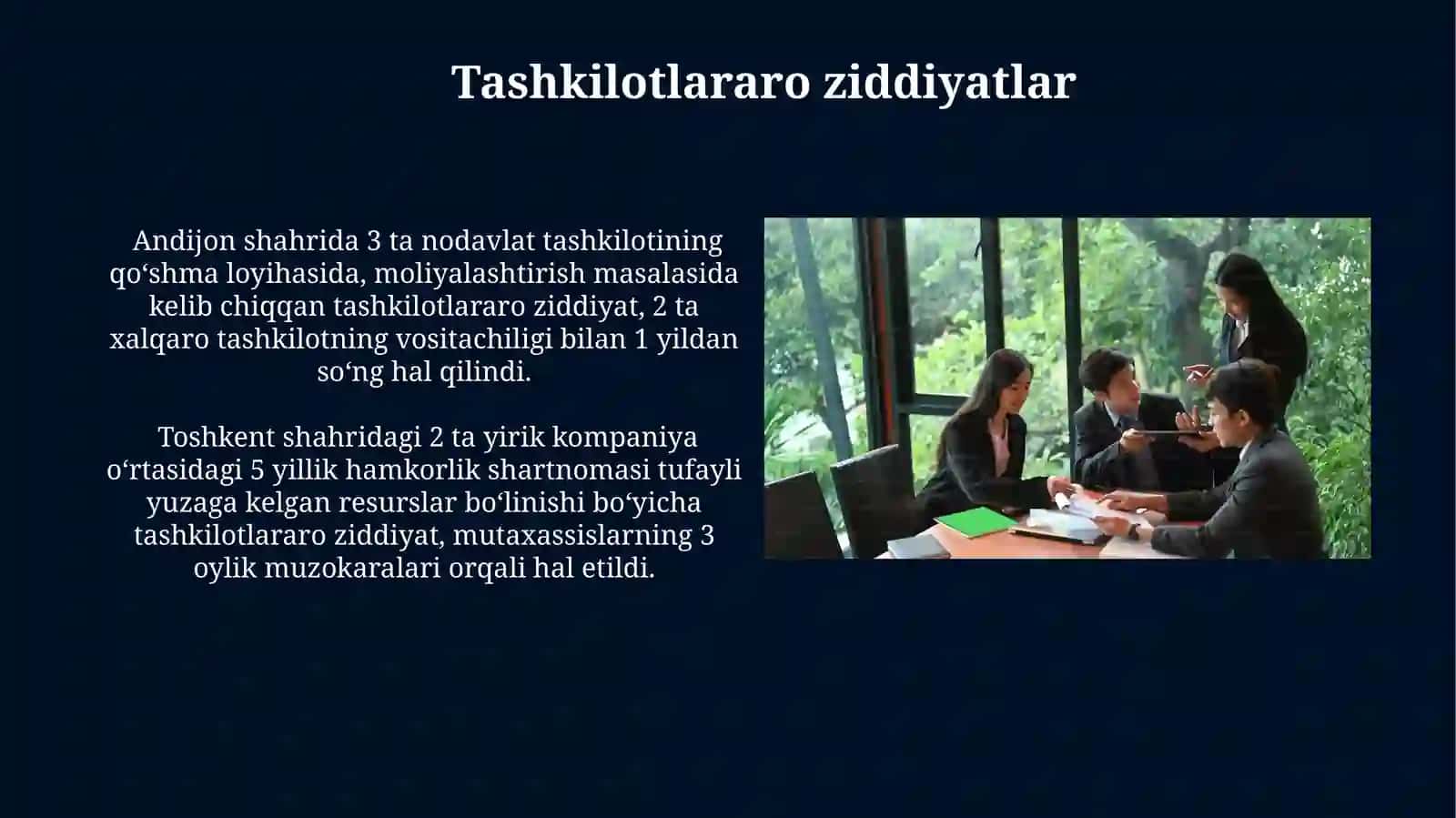 Kasbiy faoliyatdagi konfliktlarvaularni 3