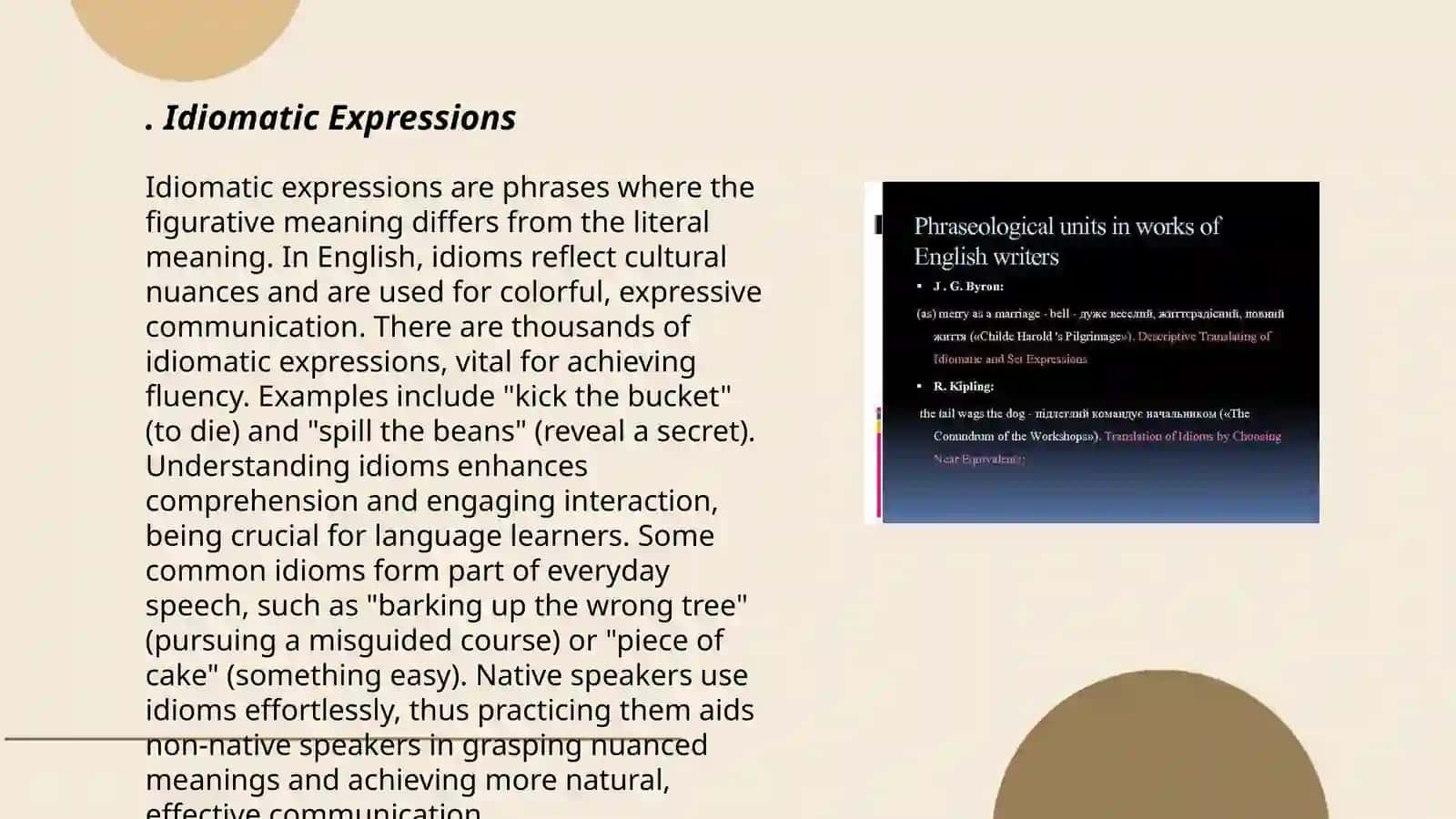 Main sources for phraseological units 3