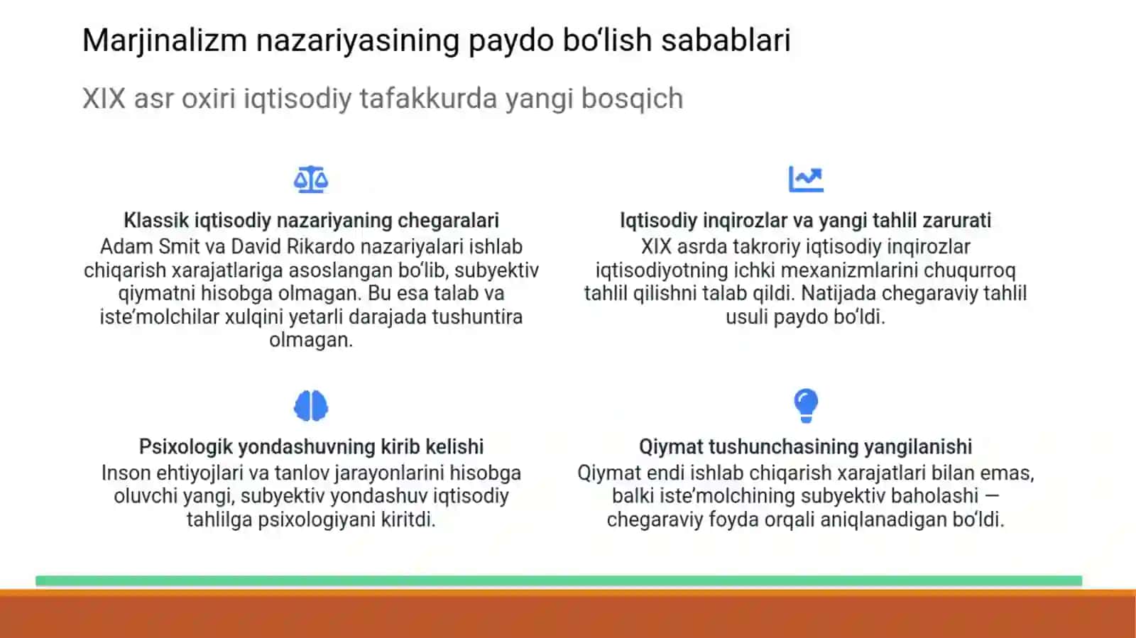 MАRJINАLIZM IQTISODIY TА’LIMOTI XUSUSIYАTLАRI 3