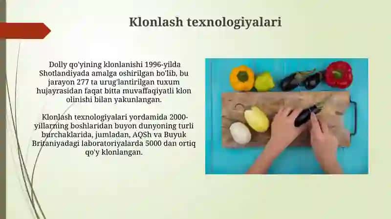 Klonlash texnologiyalari 3