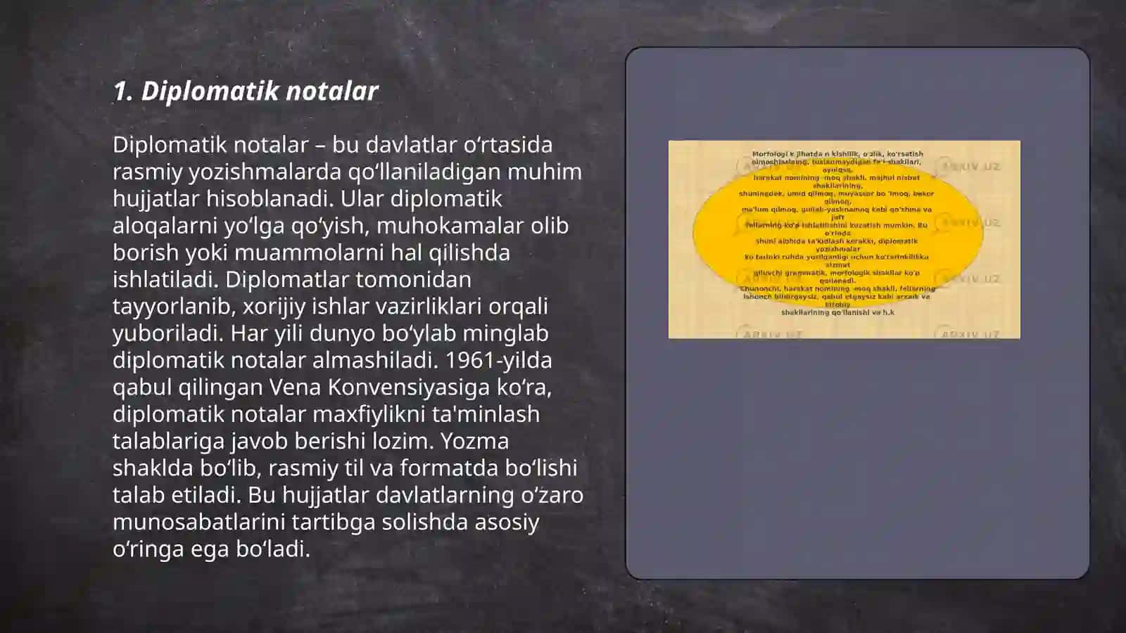 Diplomatik yozishmalarning turlari 3