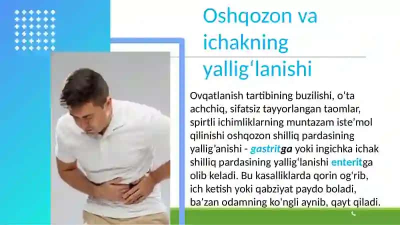Oshqozon-ichak kasalliklari va ularning oldini olish 3