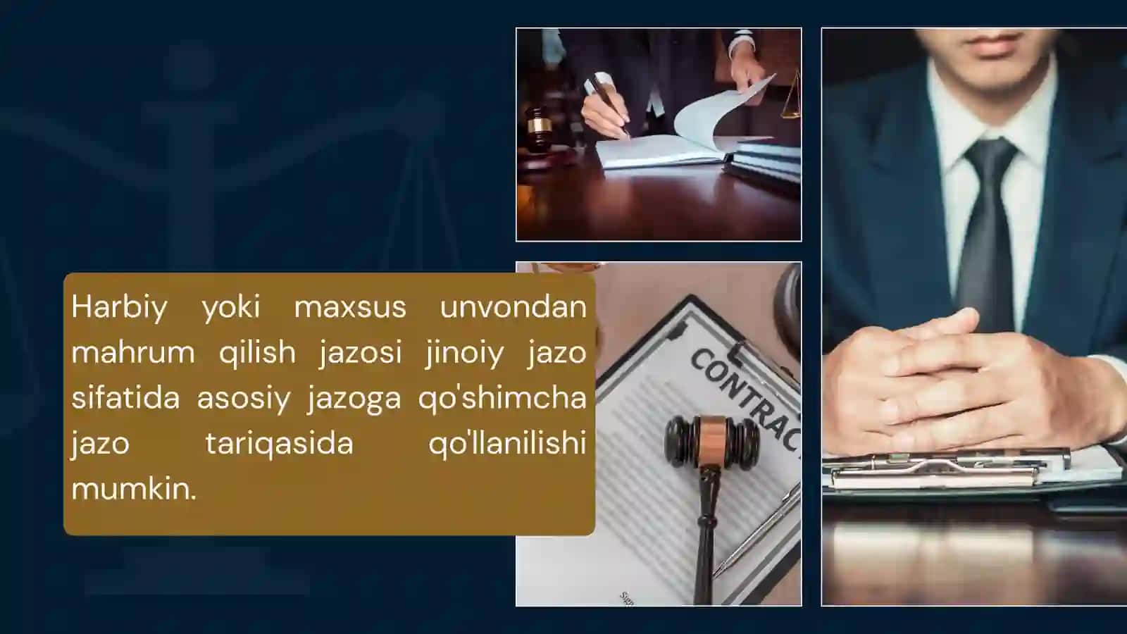 Harbiy yoki maxsus unvondan mahrum qilish 3