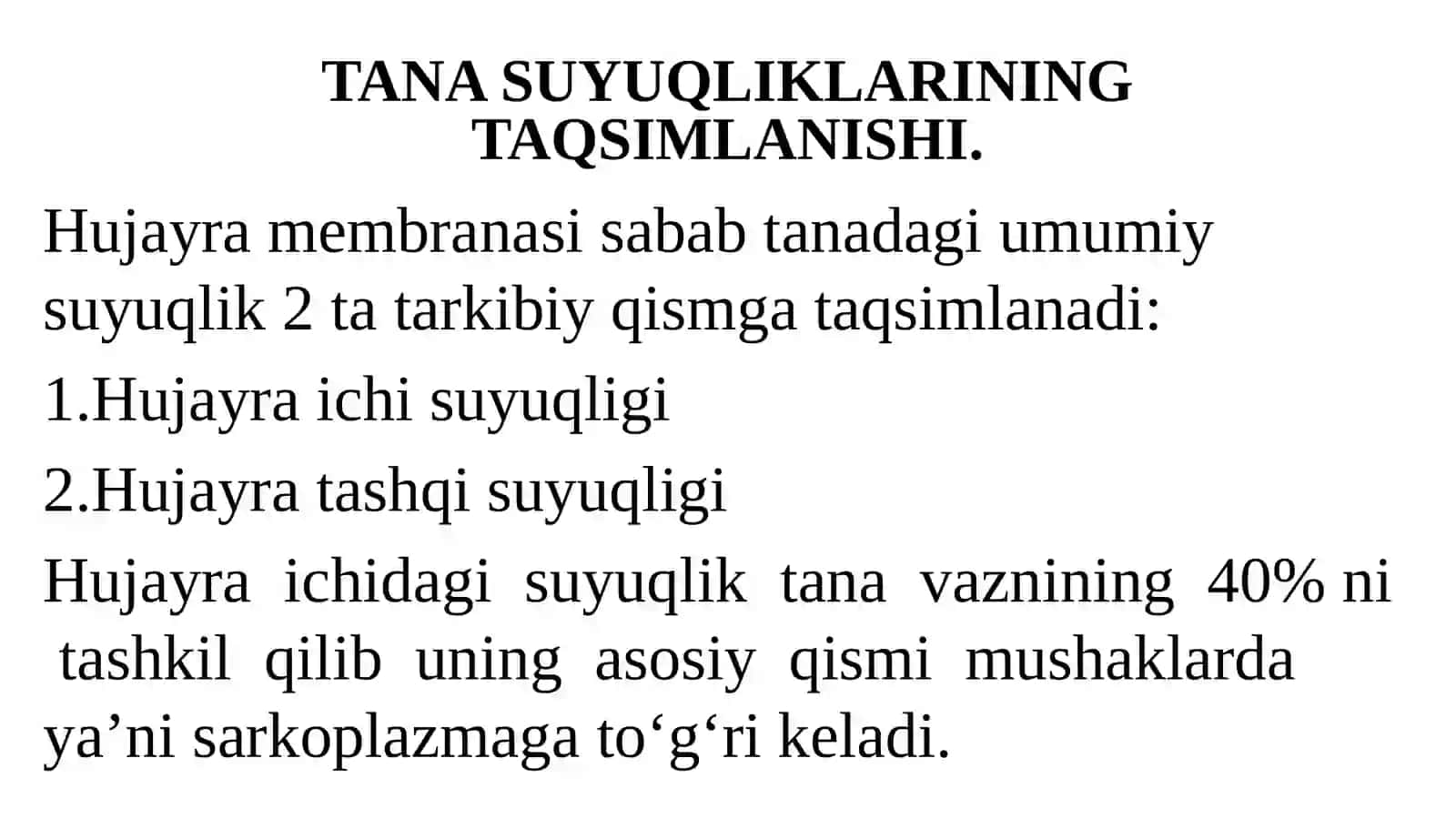 Gomeostazha haqida tushuncha 3