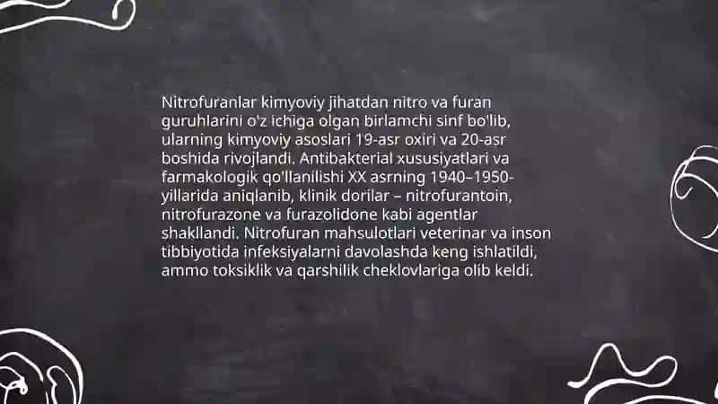 Nitrofuran mahsulotlari farmakologiyasi 3