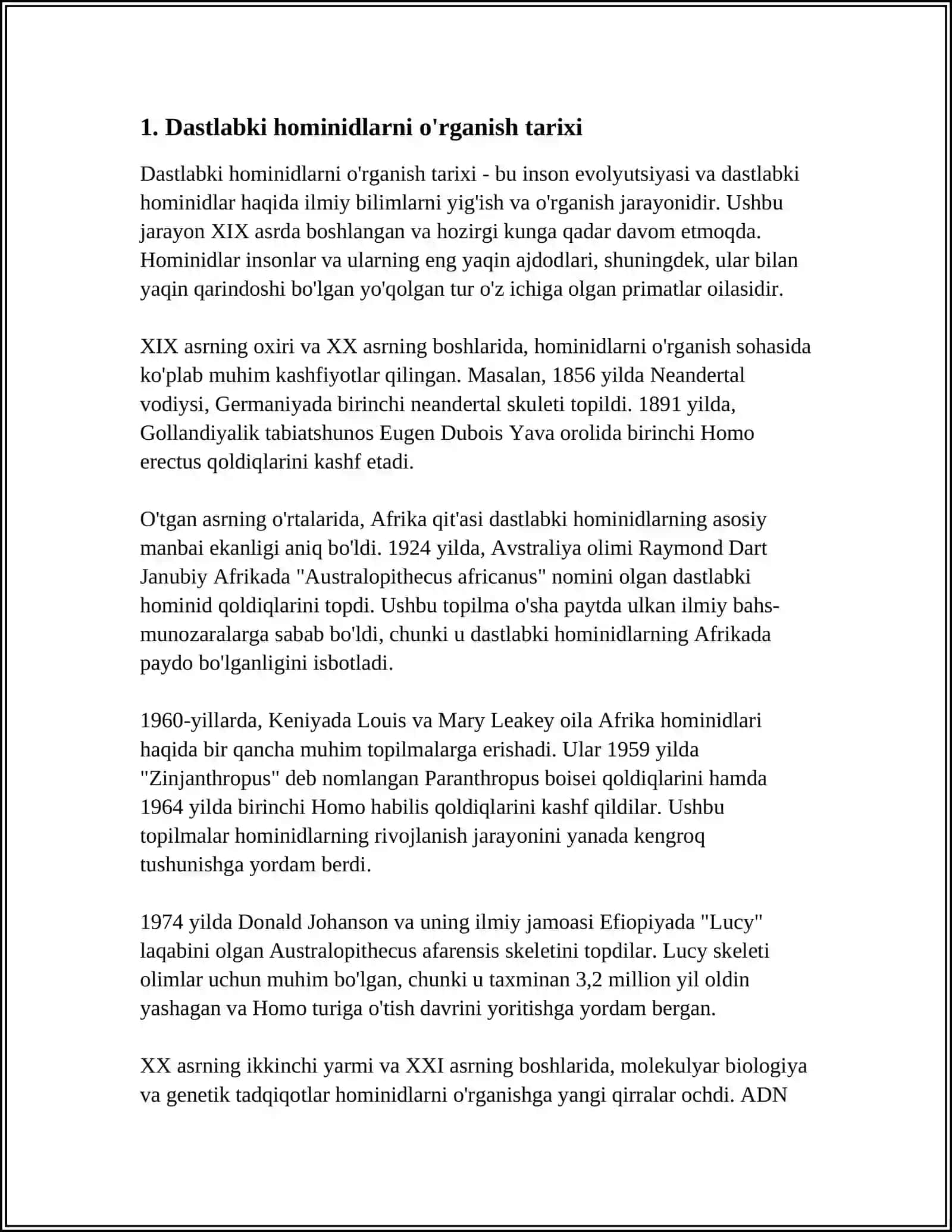 ODAM EVOLUTSIYASI VA DASTLABKI ODAMLAR 3