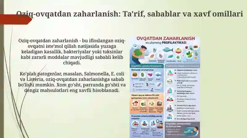 Oziq-ovqatdan zaxarlanish va ularning profilaktikasi 3