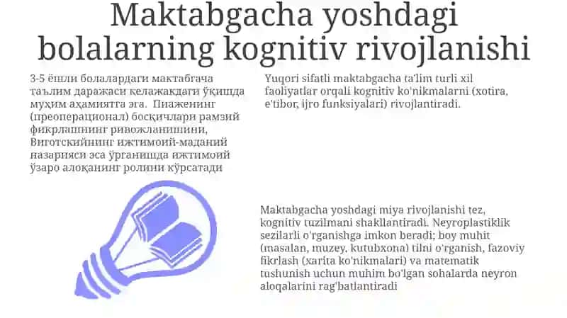 Maktabgacha taʼlim bolalarda aqliy tarbiya 3