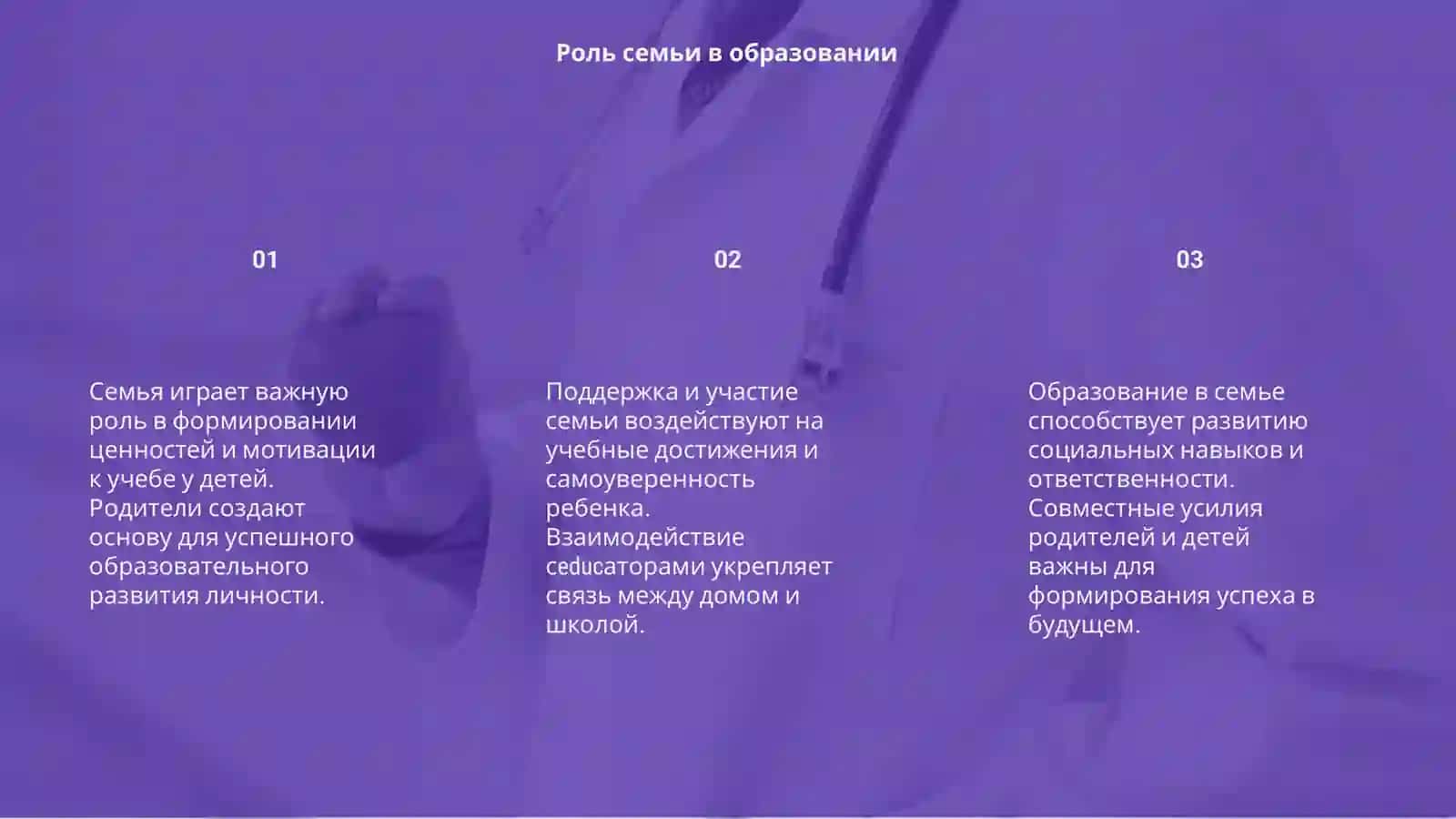 Семья и образование 3