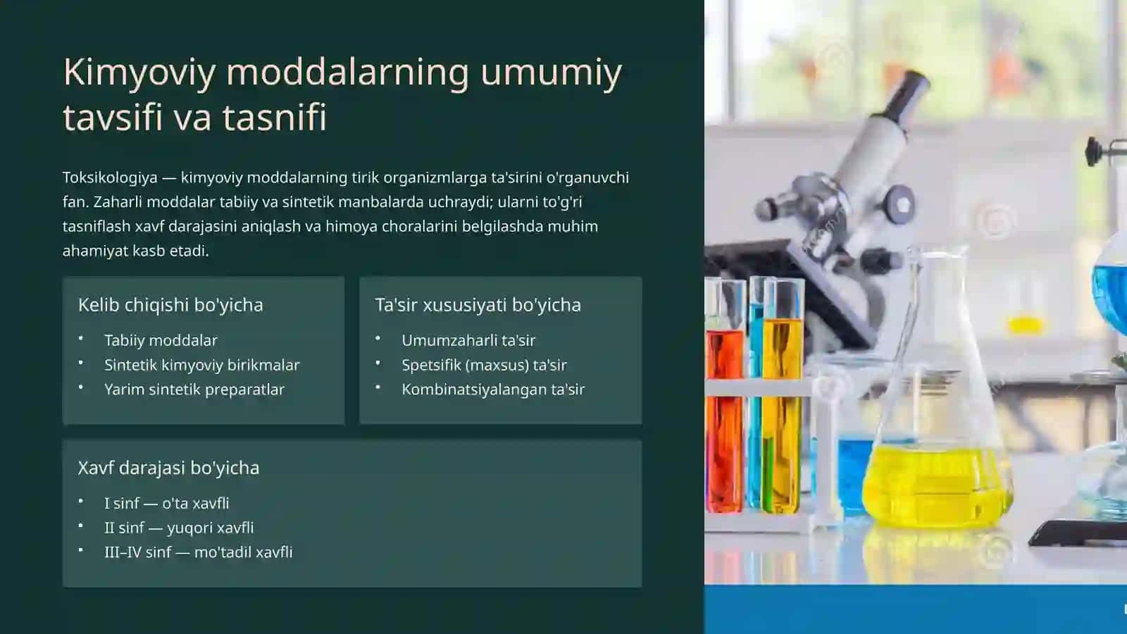 Kimyoviy omillarning umumzaharli va maxsus ta'siri haqida tushuncha 3