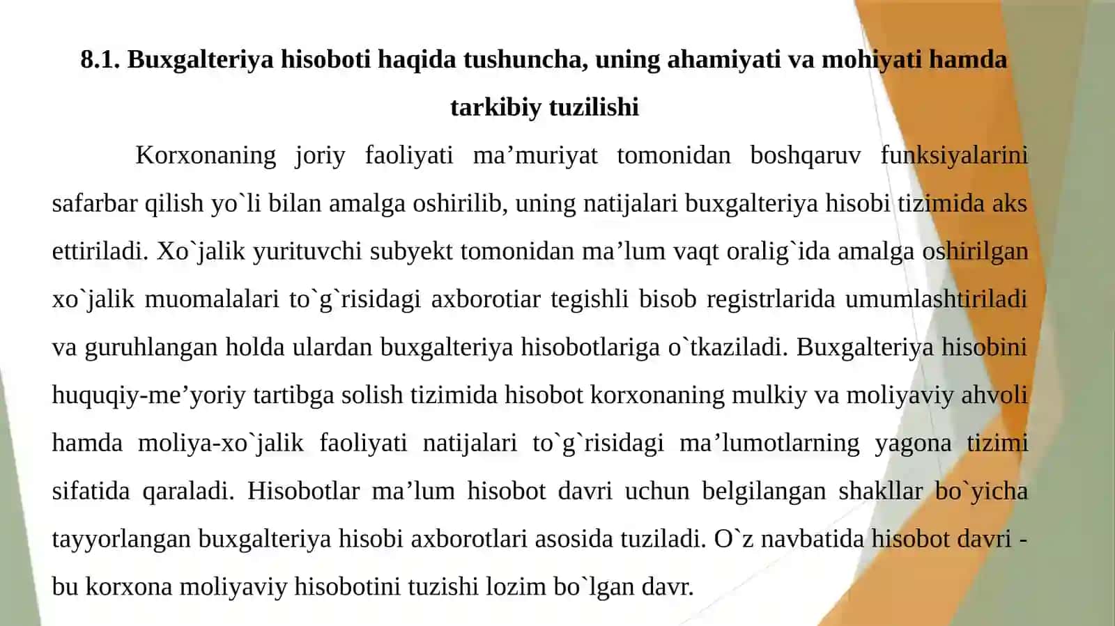 BUXGALTERIYA (MOLIYAVIY) HISOBOTI 3