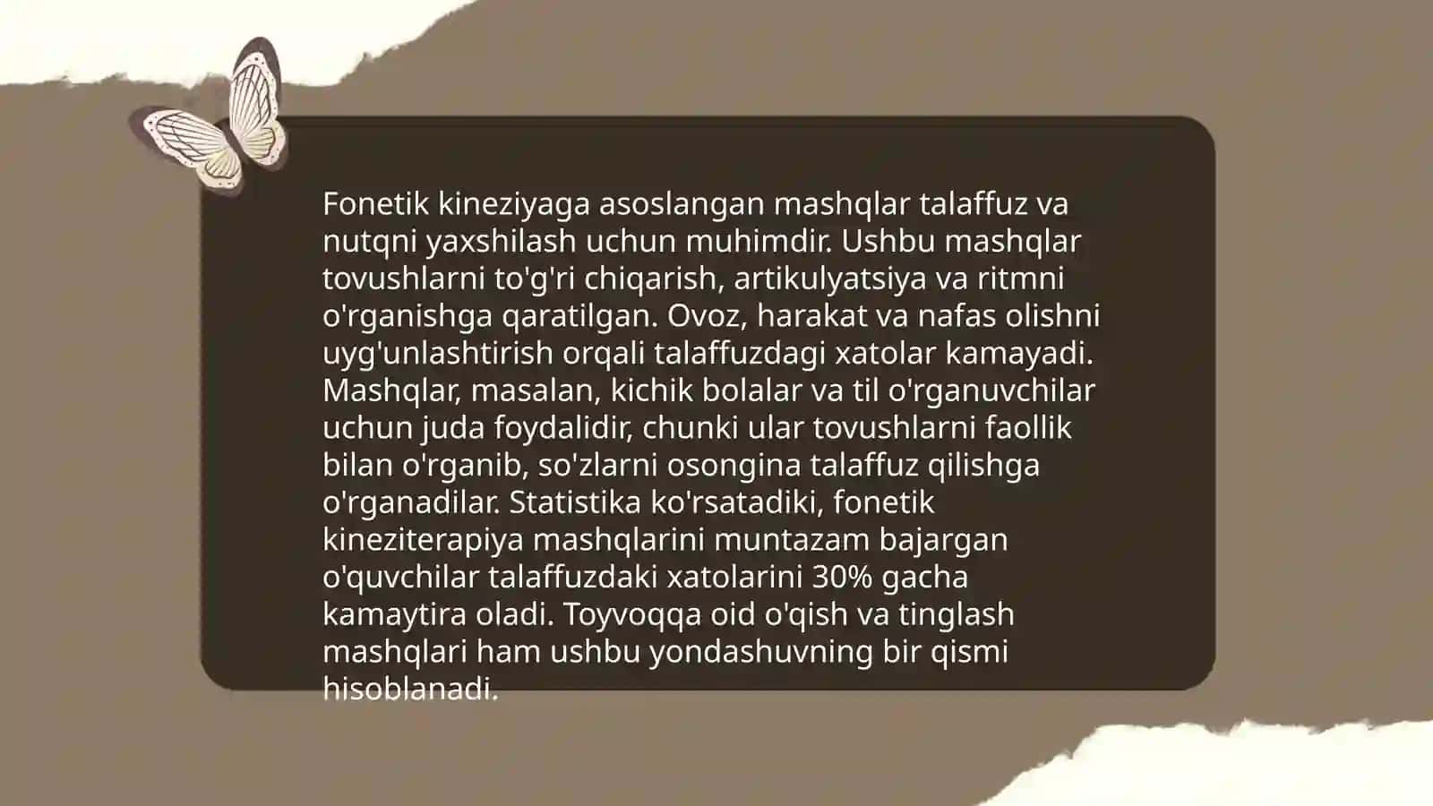 Fonetik kineziyaga asoslangan mashqlar 3