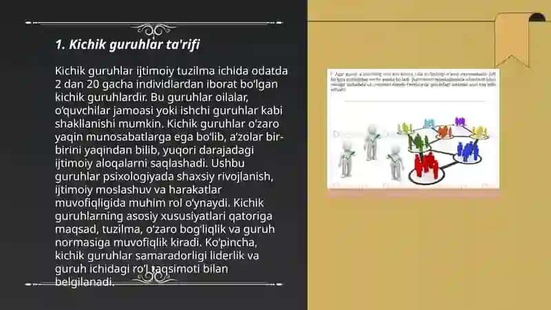 Kichik guruhlar psixologiyasi 3