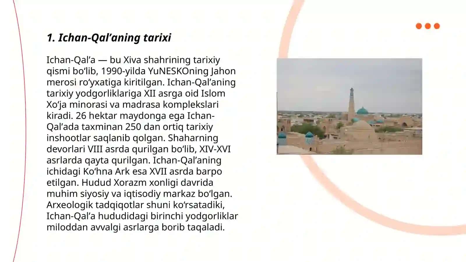 Xivadagi "Ichan-Qalʼa" majmuasi 3
