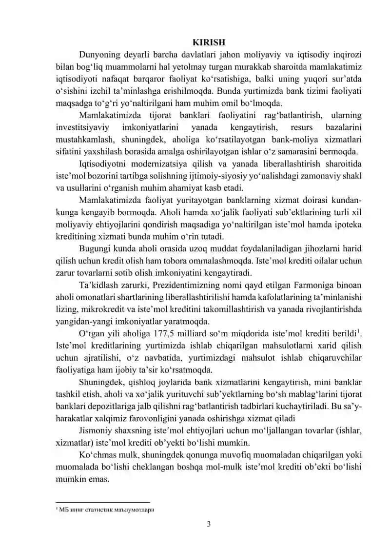 Xalq bankida amaliy jarayonlarning borishi 3