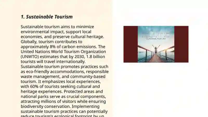 Sustainable Tourism 3