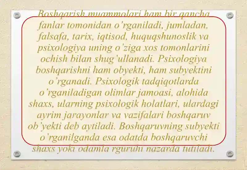 Boshqaruv psixologiyasi 3