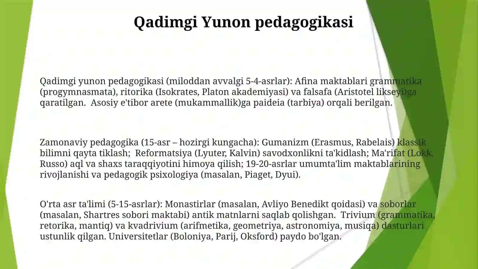 Qadimgi yunon pedagogikasi 3