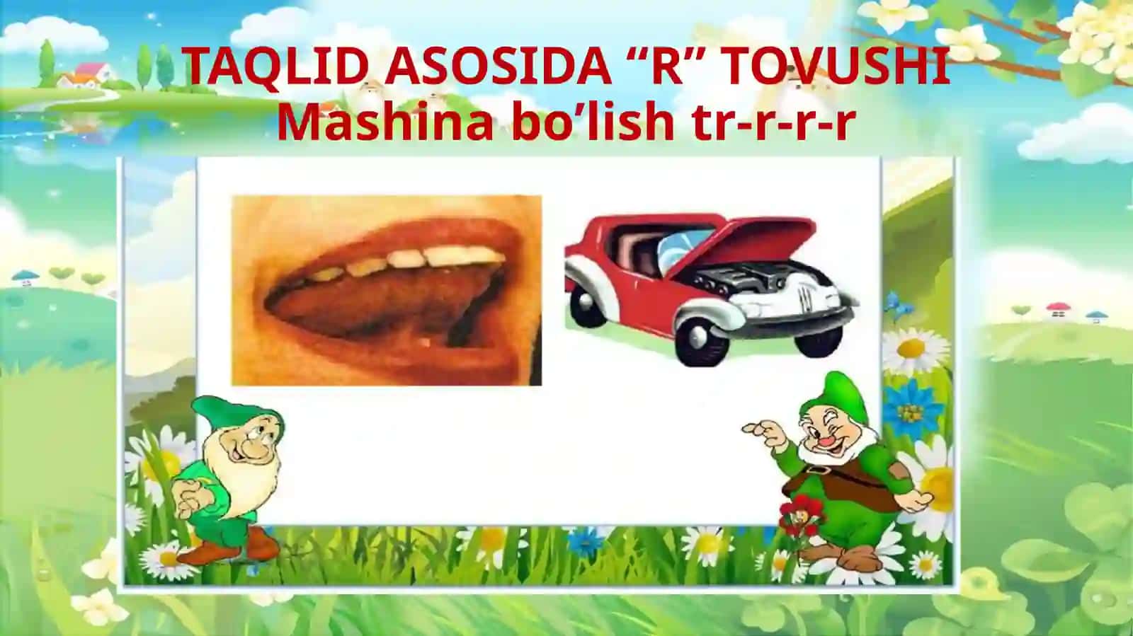 “R”-tovushiningutqqaqo’yishvamustahkamlash 3