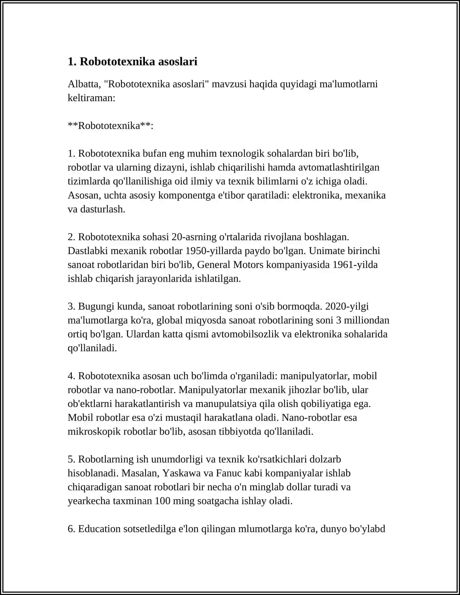 ROBOTOTEXNIKA BOSHLANG' ICH DASTURLARI 3