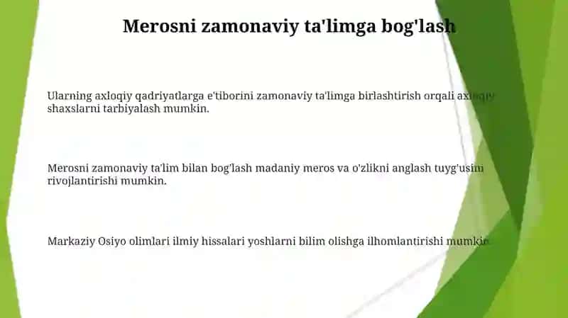 Markaziy Osiyo allomalarining ilmiy me‘rosi 3