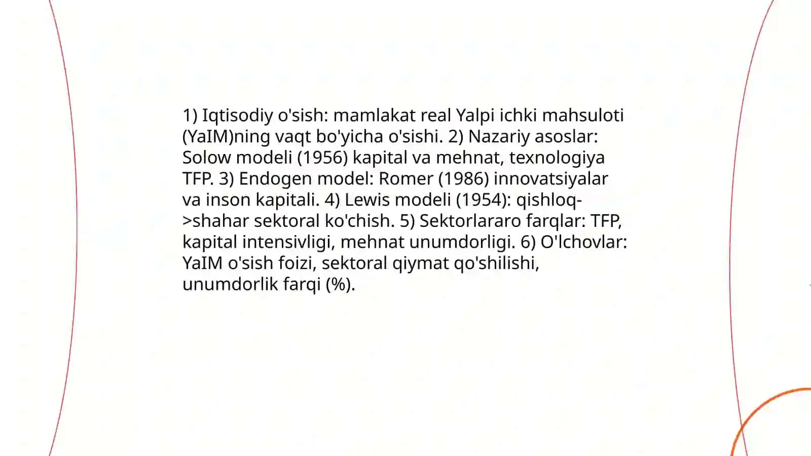 Iqtisodiy o'sish va sektorlararo farqlar 3
