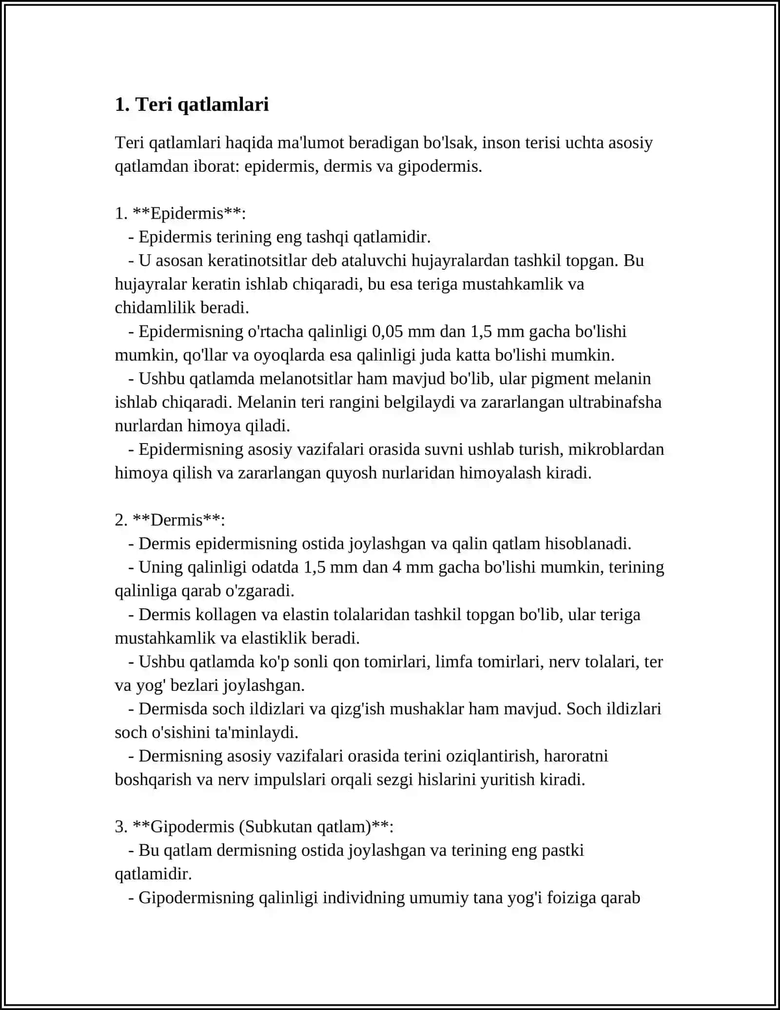 TERI TUZILISHI VA FUNKSIYASI 3