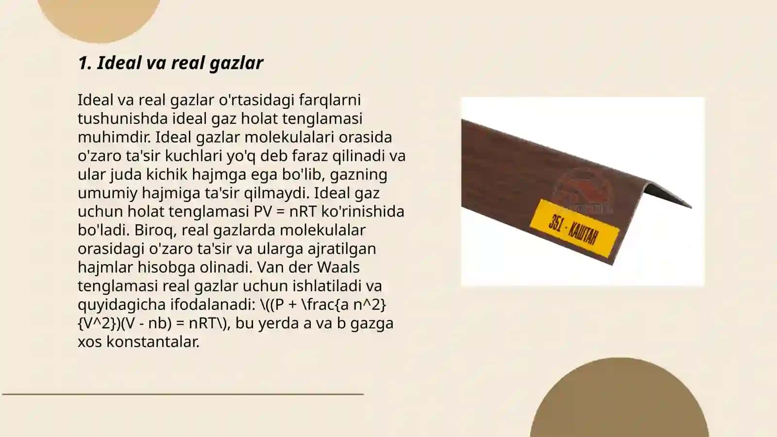 Ideal va real gazlar 3