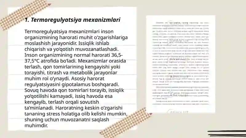 Termoregulyatsiya mexanizmlari 3