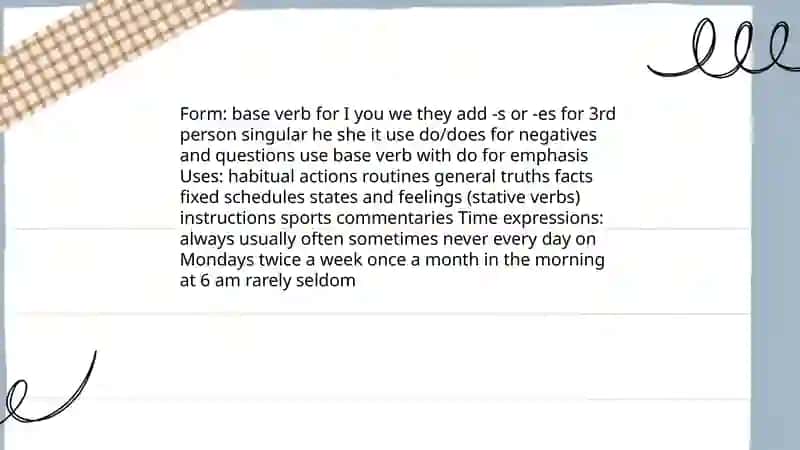 Mastering verb tenses 3