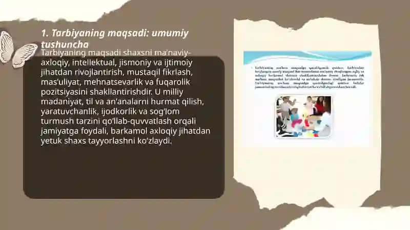 Tarbiyaning maqsad va vazifalari 3